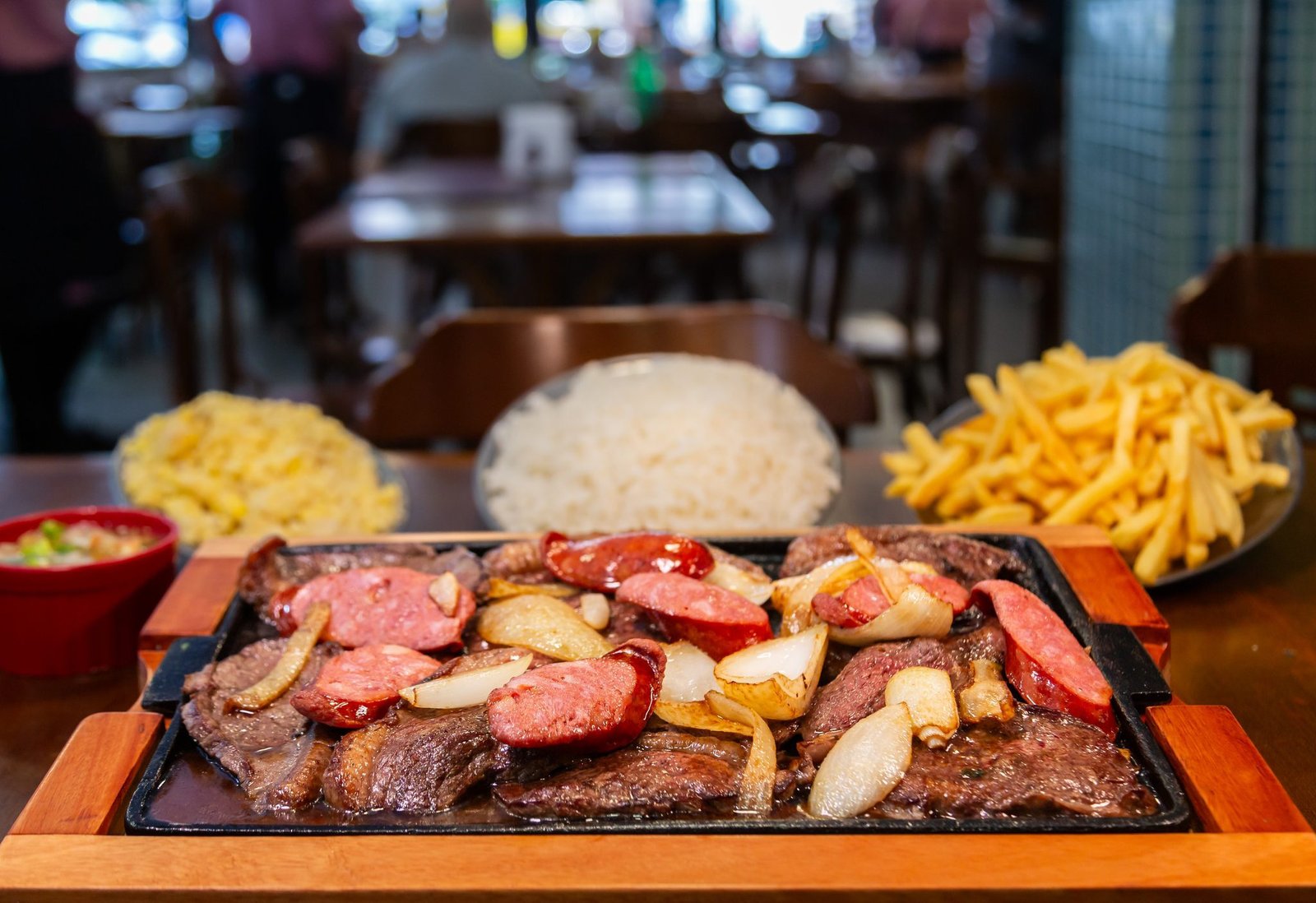 Picanha argentina servida na unidade Flamengo do Planalto do Chopp