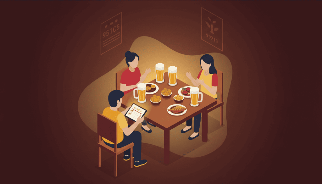 Restaurantes bem avaliados no Flamengo RJ com almoço e happy hour
