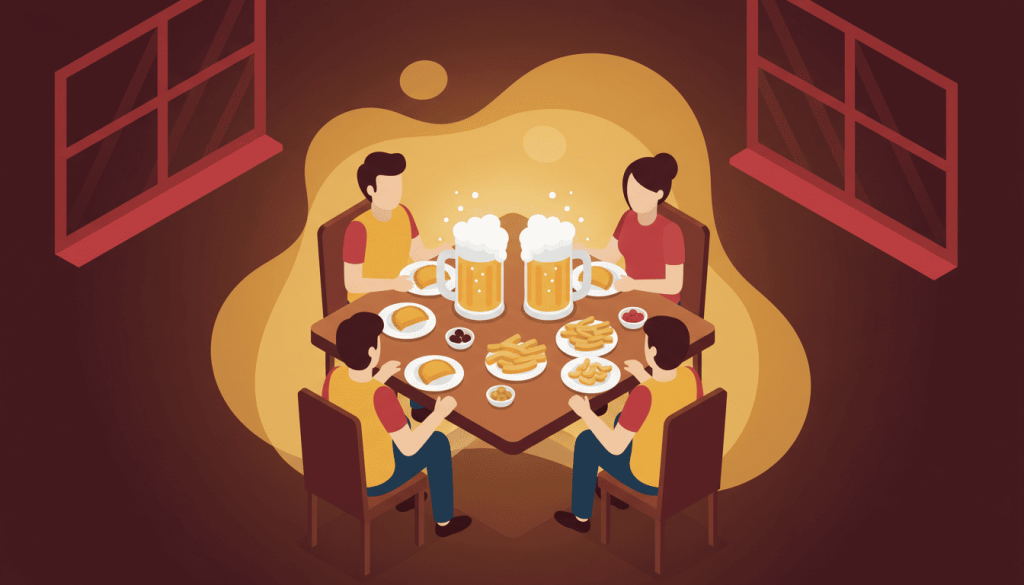 Dose dupla de chopp no Grajaú com mesa de happy hour