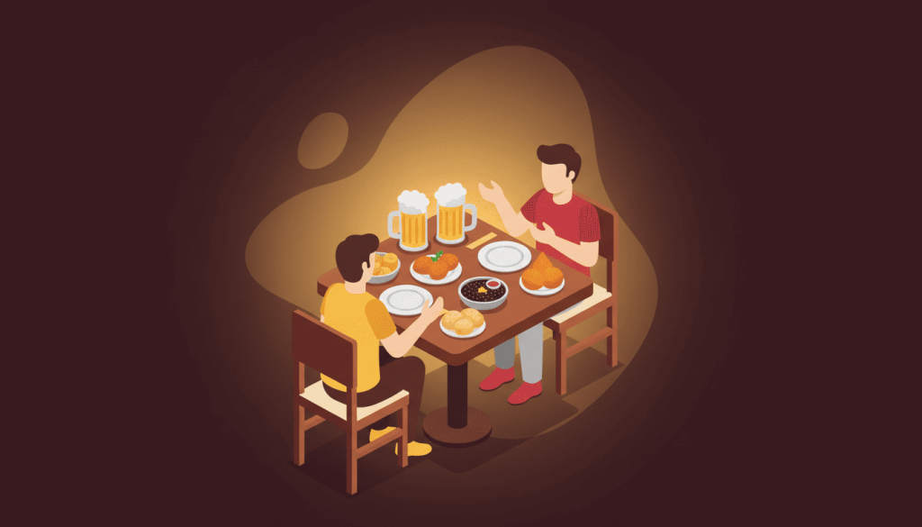 Restaurantes no Flamengo RJ com chopp gelado, pratos e ambiente acolhedor