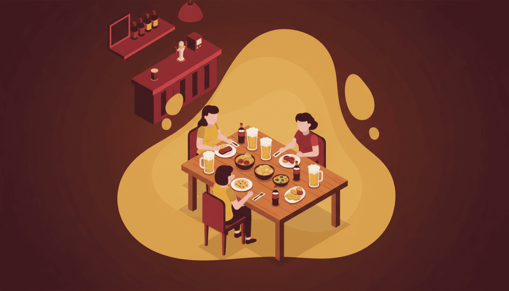 Restaurantes em Jacarepaguá RJ com mesa para família e grupos